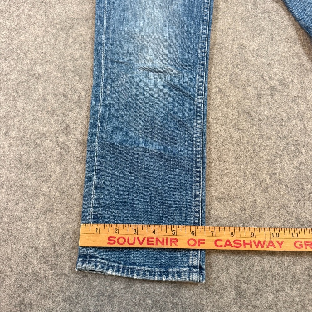 MOTHER Boot Cut Jeans in Medium Blue Wash - Picture 3 of 10